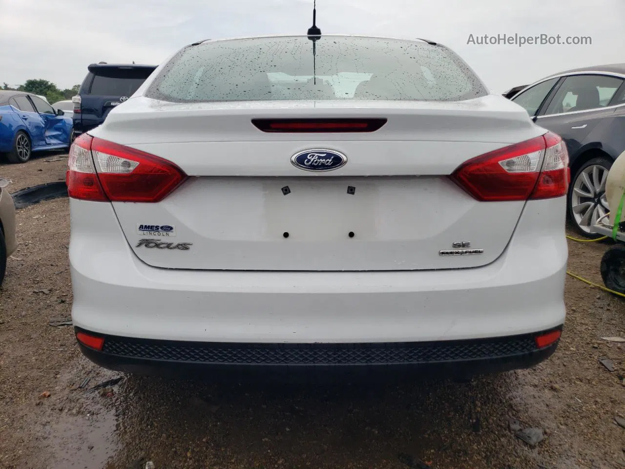 2013 Ford Focus Se White vin: 1FADP3F25DL244342