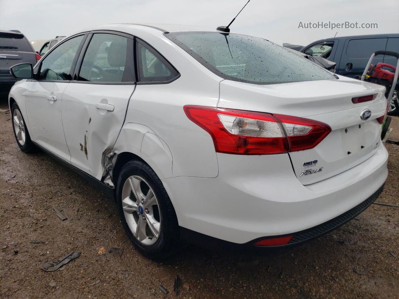 2013 Ford Focus Se White vin: 1FADP3F25DL244342