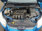 2013 Ford Focus Se Blue vin: 1FADP3F25DL260542