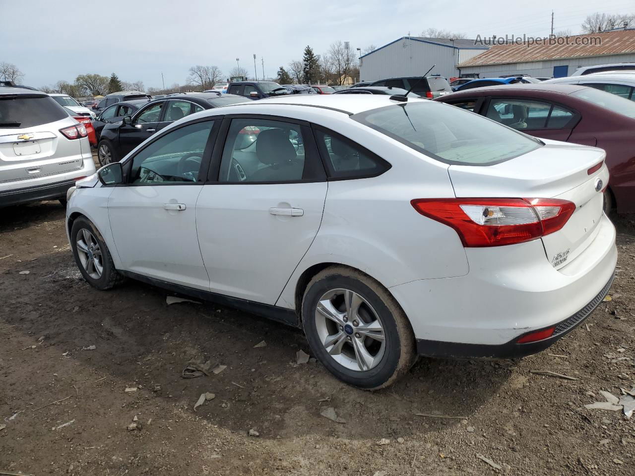 2013 Ford Focus Se White vin: 1FADP3F25DL261402