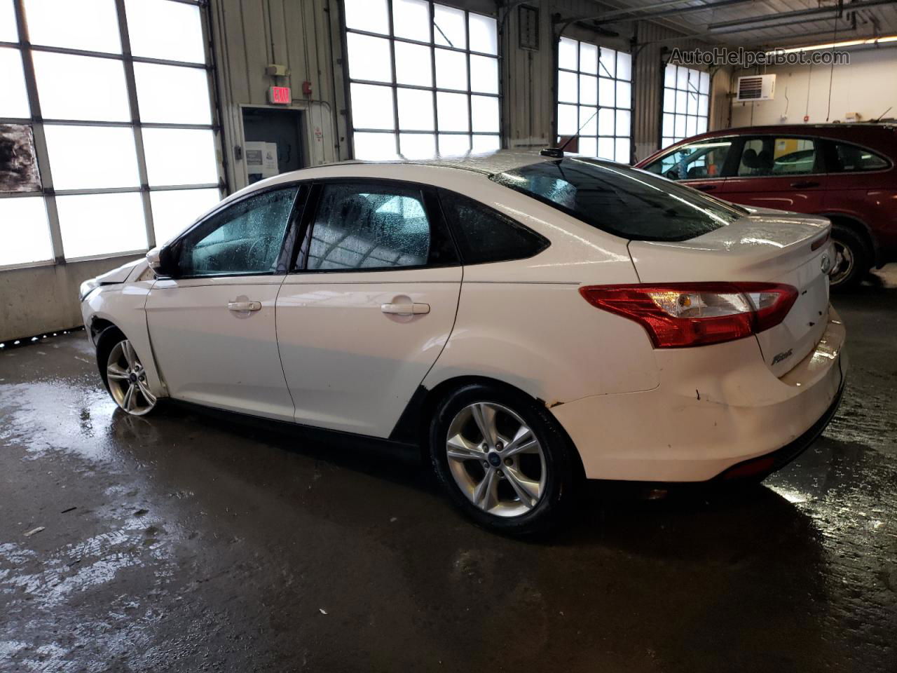 2013 Ford Focus Se White vin: 1FADP3F25DL274361