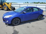 2013 Ford Focus Se Blue vin: 1FADP3F25DL275865