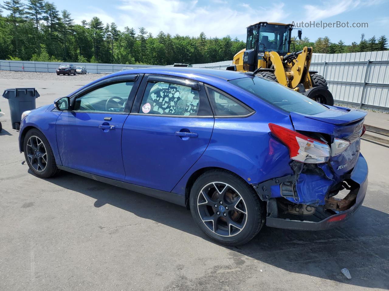 2013 Ford Focus Se Blue vin: 1FADP3F25DL275865