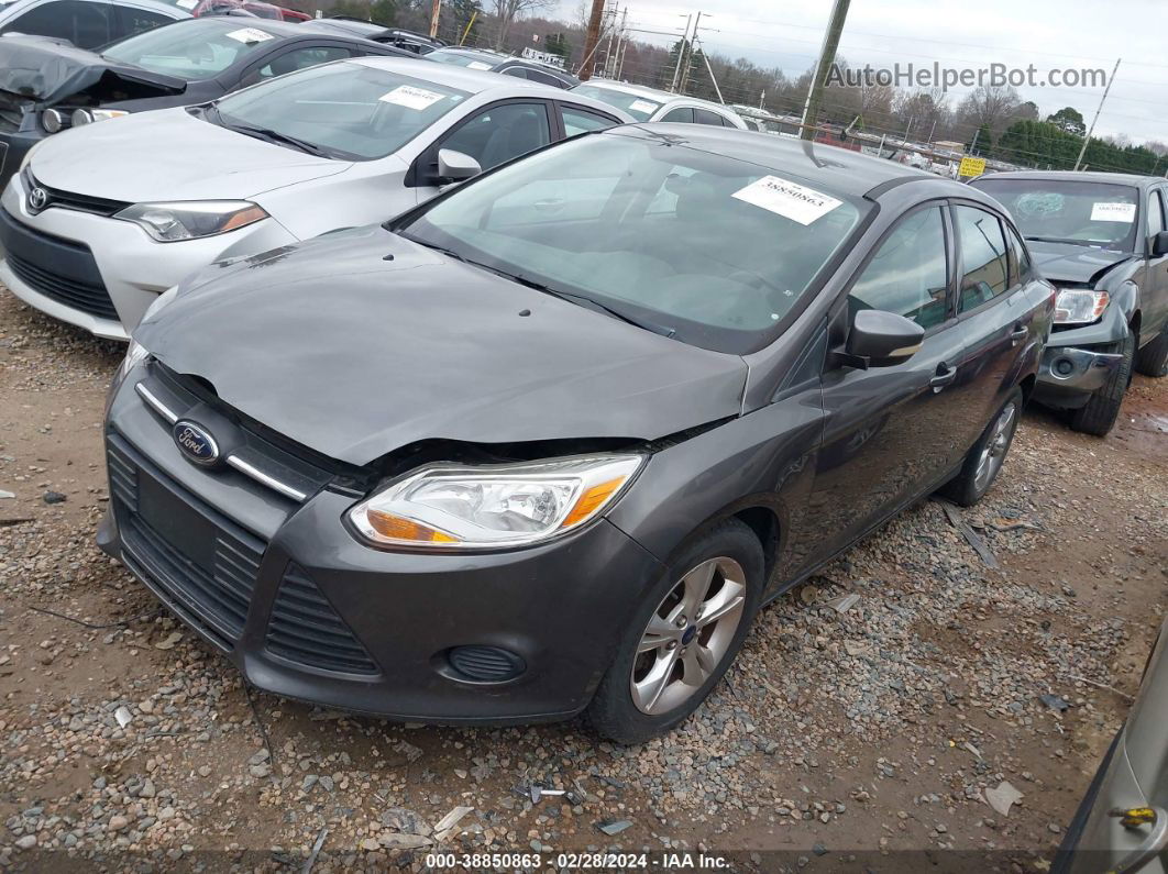 2013 Ford Focus Se Gray vin: 1FADP3F25DL294349