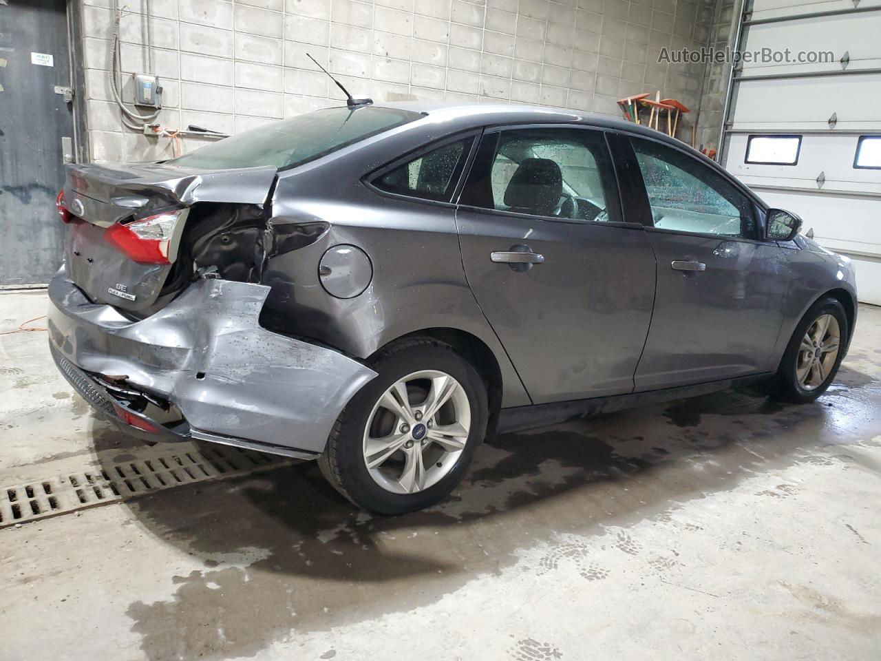 2013 Ford Focus Se Серый vin: 1FADP3F25DL296215