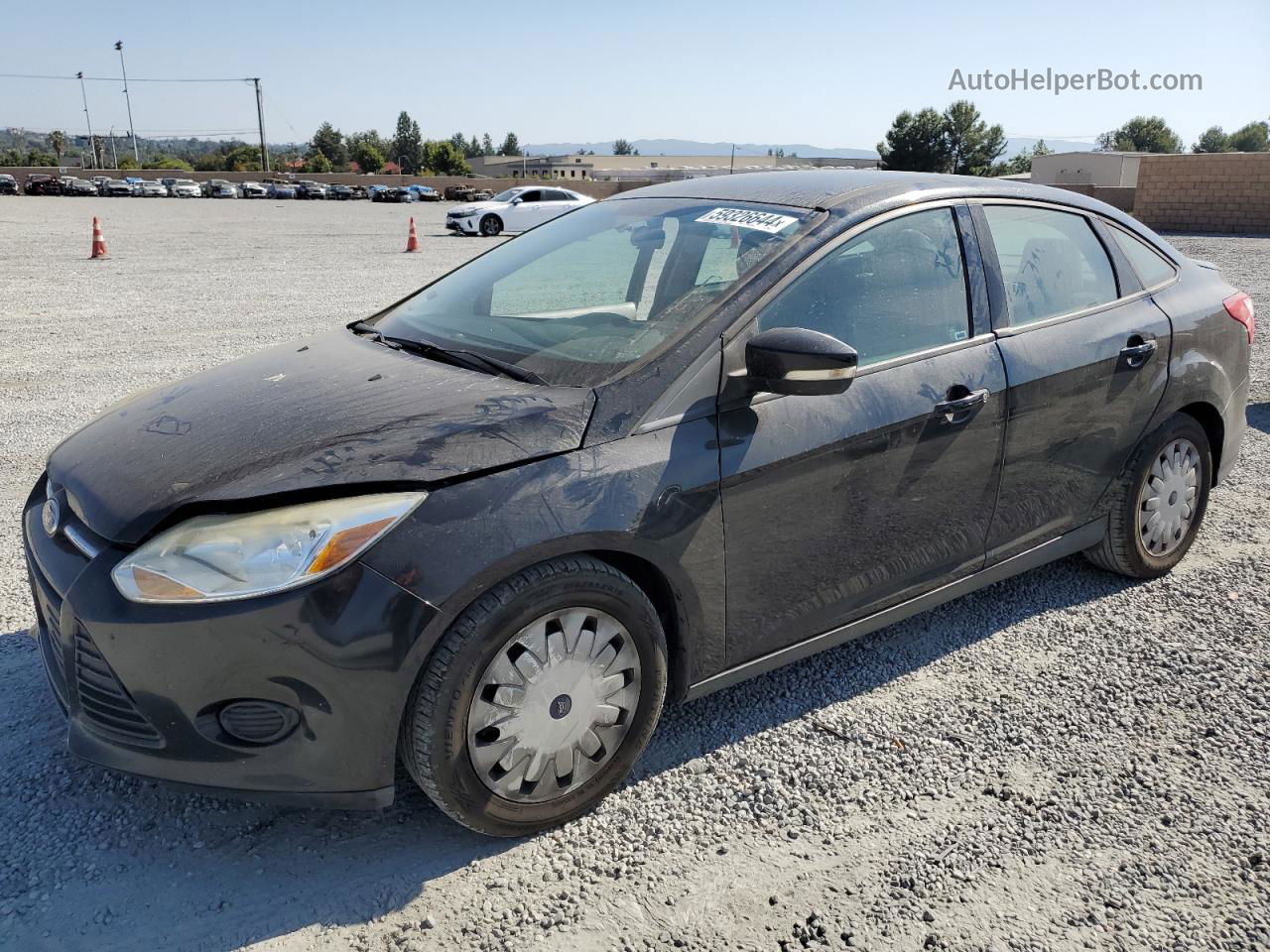 2013 Ford Focus Se Black vin: 1FADP3F25DL313689