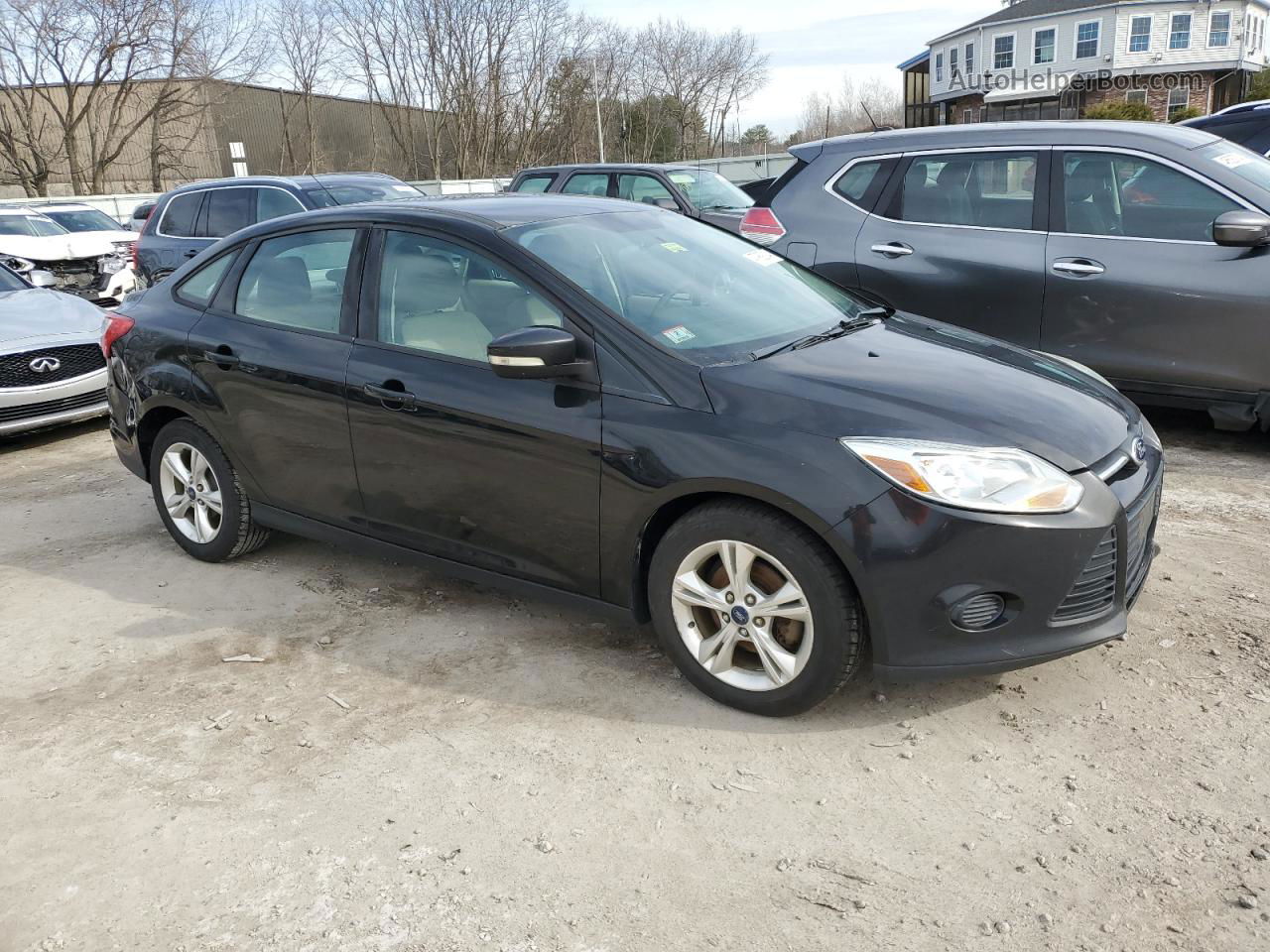 2013 Ford Focus Se Black vin: 1FADP3F25DL317130