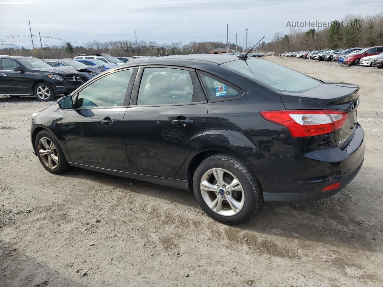 2013 Ford Focus Se Black vin: 1FADP3F25DL317130