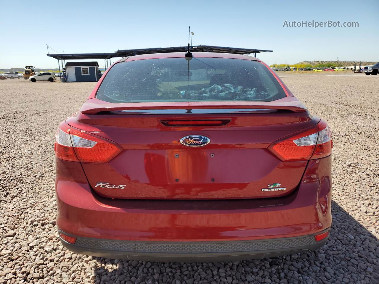 2013 Ford Focus Se Red vin: 1FADP3F25DL353139