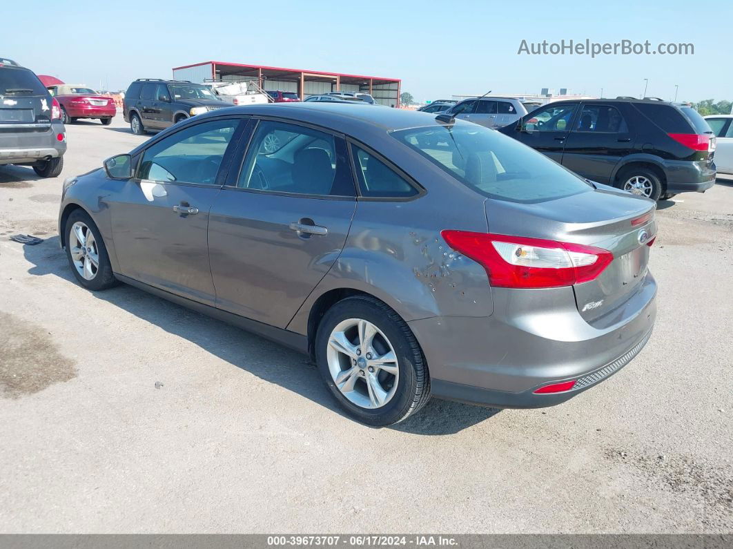 2013 Ford Focus Se Gray vin: 1FADP3F25DL362469