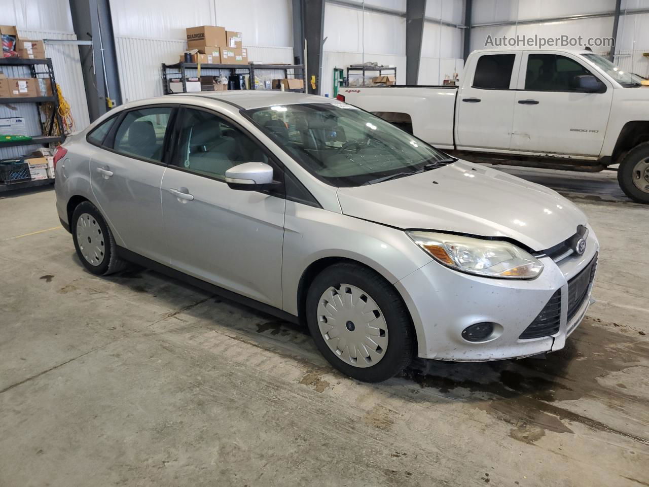 2013 Ford Focus Se Silver vin: 1FADP3F25DL364030