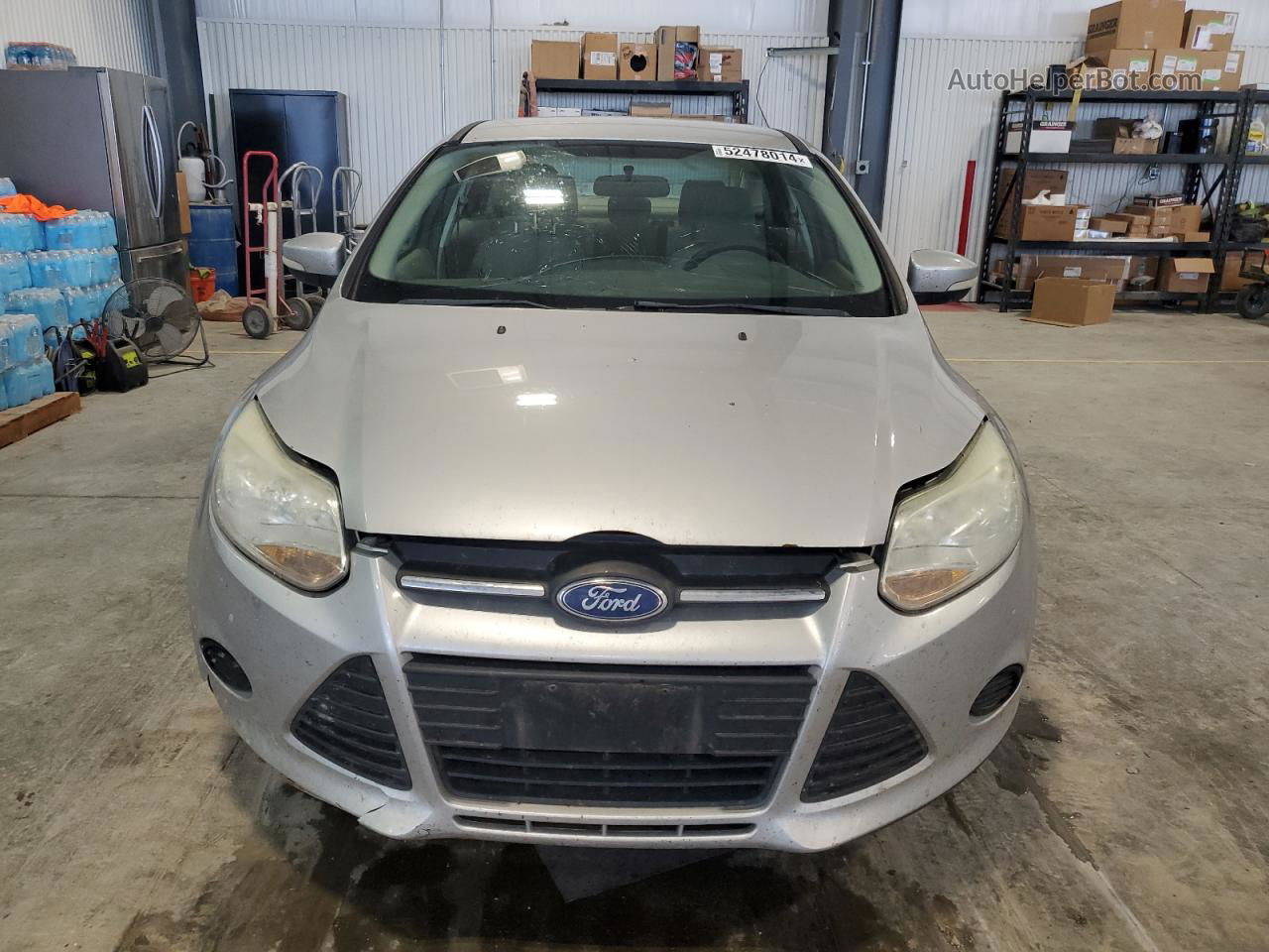 2013 Ford Focus Se Silver vin: 1FADP3F25DL364030