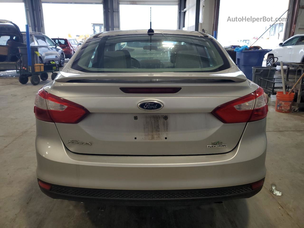 2013 Ford Focus Se Silver vin: 1FADP3F25DL364030