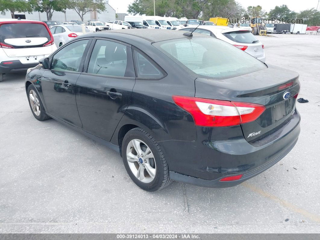 2013 Ford Focus Se Black vin: 1FADP3F25DL369521