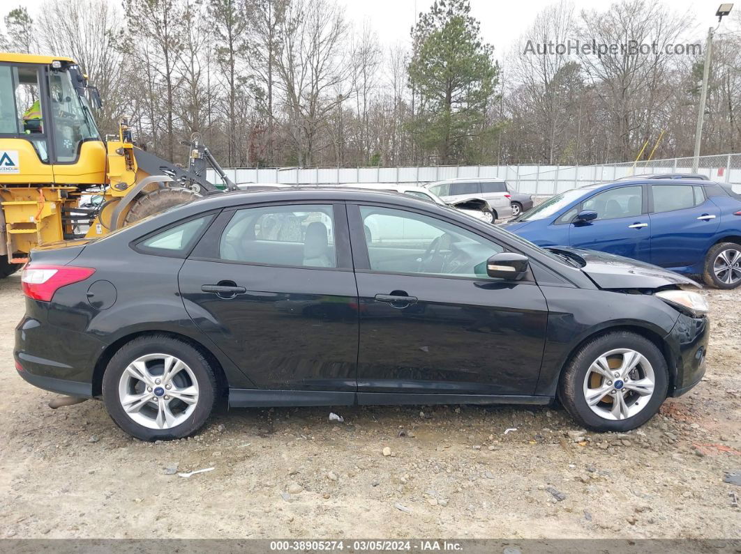 2014 Ford Focus Se Black vin: 1FADP3F25EL121271