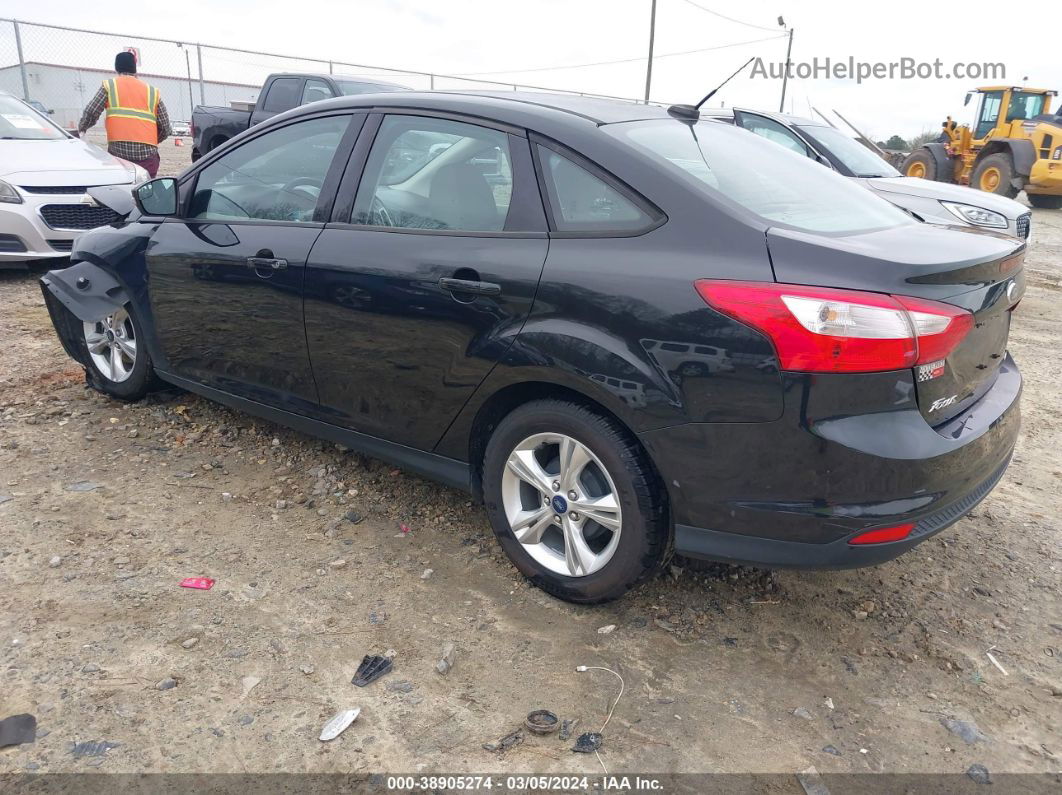 2014 Ford Focus Se Black vin: 1FADP3F25EL121271