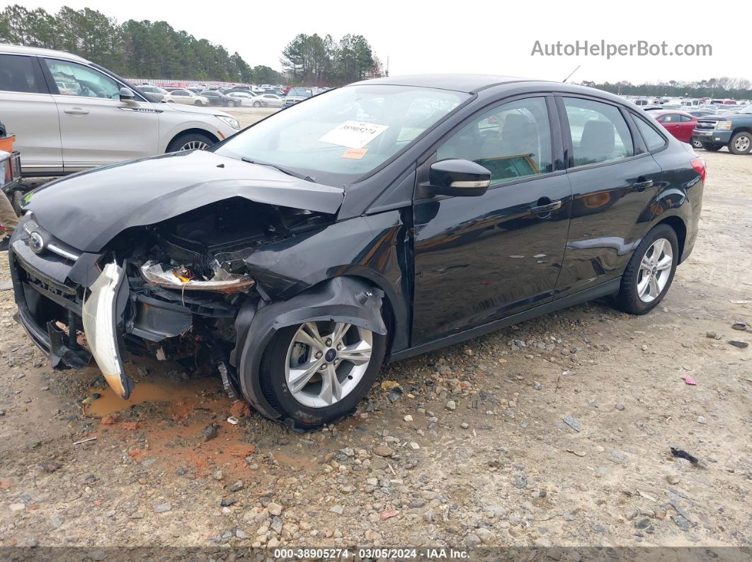 2014 Ford Focus Se Black vin: 1FADP3F25EL121271