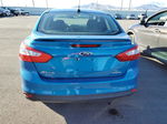 2014 Ford Focus Se Blue vin: 1FADP3F25EL154724