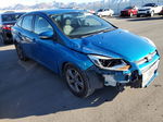 2014 Ford Focus Se Blue vin: 1FADP3F25EL154724