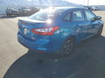 2014 Ford Focus Se Blue vin: 1FADP3F25EL154724