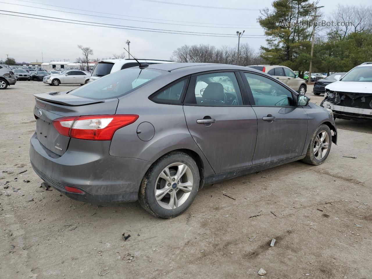 2014 Ford Focus Se Серебряный vin: 1FADP3F25EL177646