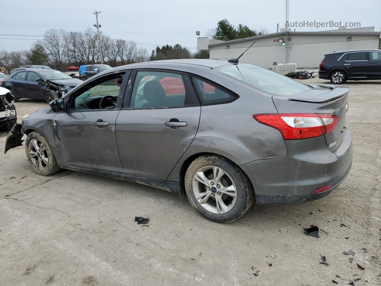 2014 Ford Focus Se Silver vin: 1FADP3F25EL177646