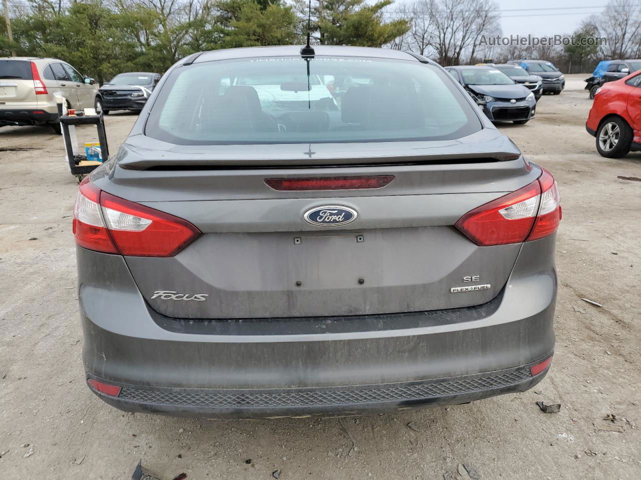 2014 Ford Focus Se Silver vin: 1FADP3F25EL177646