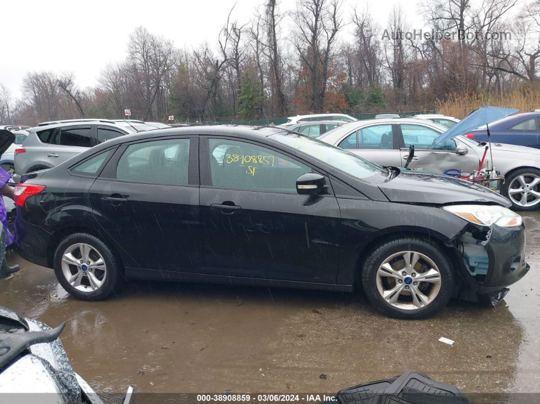 2014 Ford Focus Se Black vin: 1FADP3F25EL353837