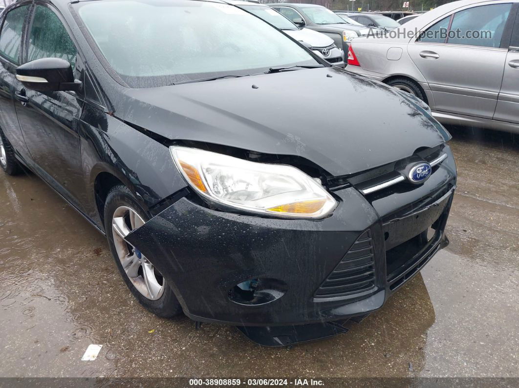 2014 Ford Focus Se Black vin: 1FADP3F25EL353837