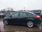 2014 Ford Focus Se Black vin: 1FADP3F25EL353837