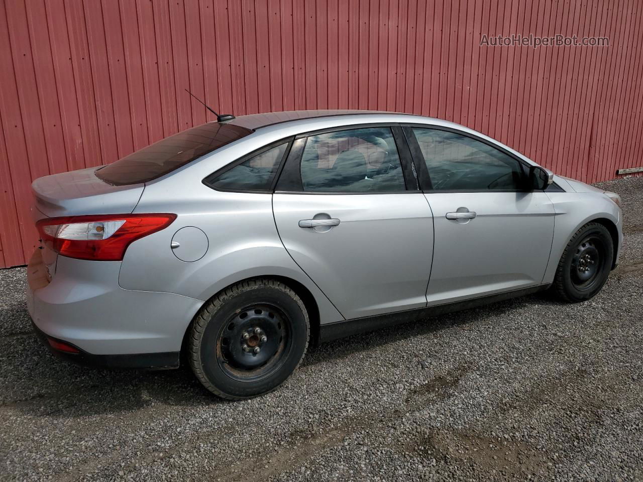 2014 Ford Focus Se Silver vin: 1FADP3F25EL358083