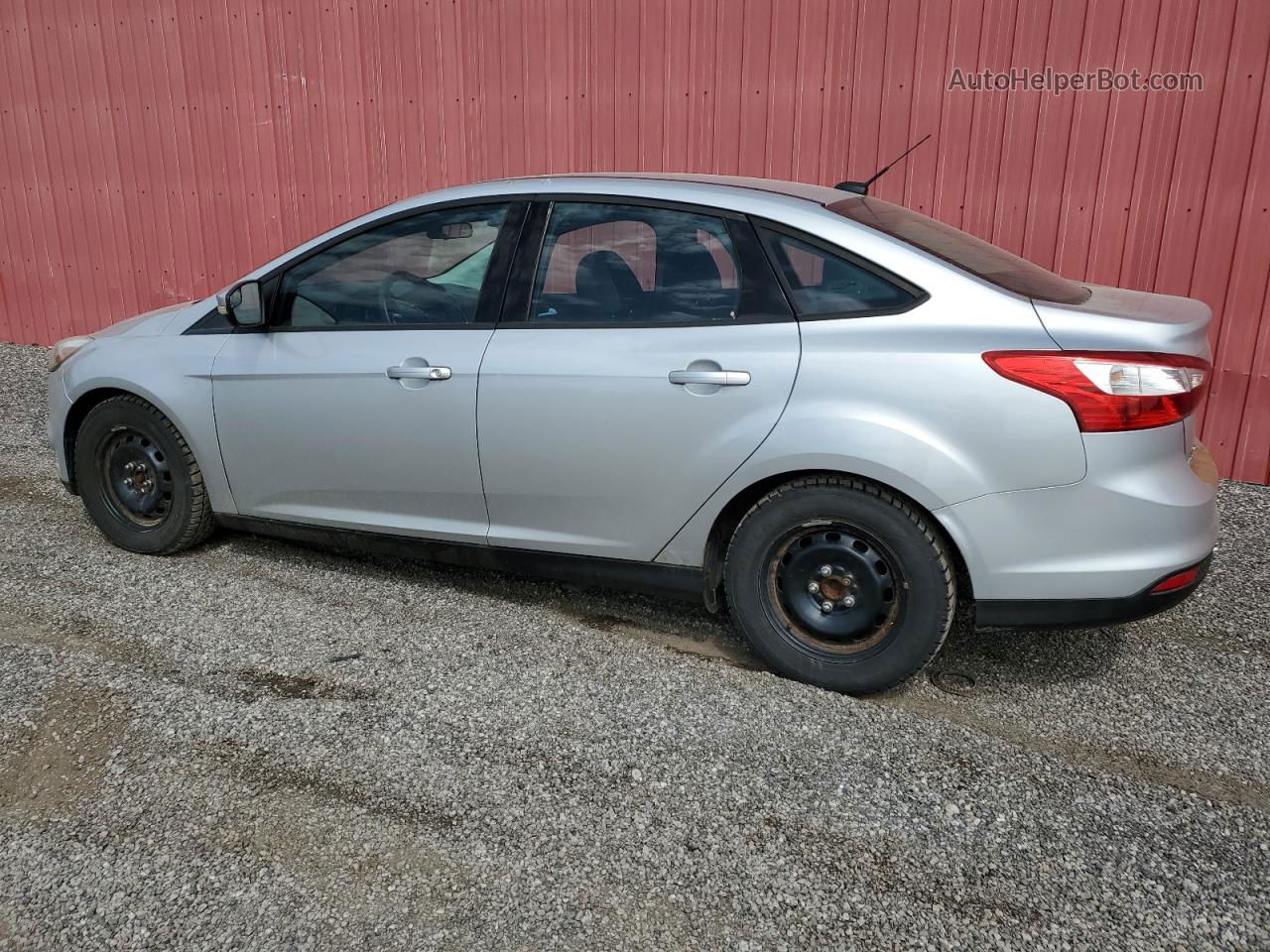 2014 Ford Focus Se Silver vin: 1FADP3F25EL358083