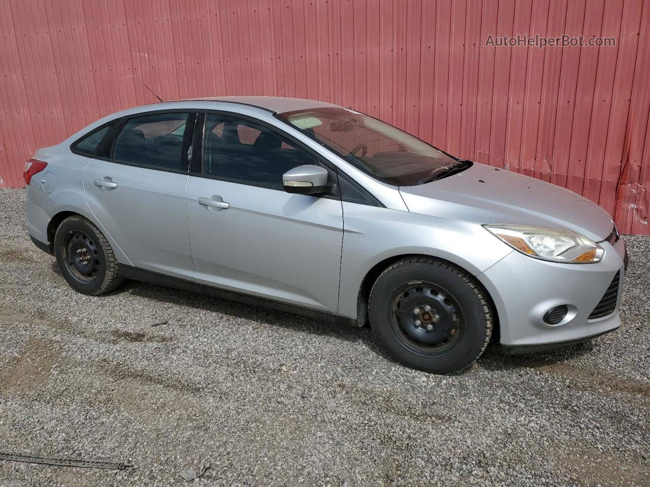 2014 Ford Focus Se Silver vin: 1FADP3F25EL358083