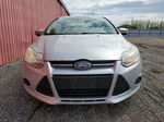 2014 Ford Focus Se Серебряный vin: 1FADP3F25EL358083