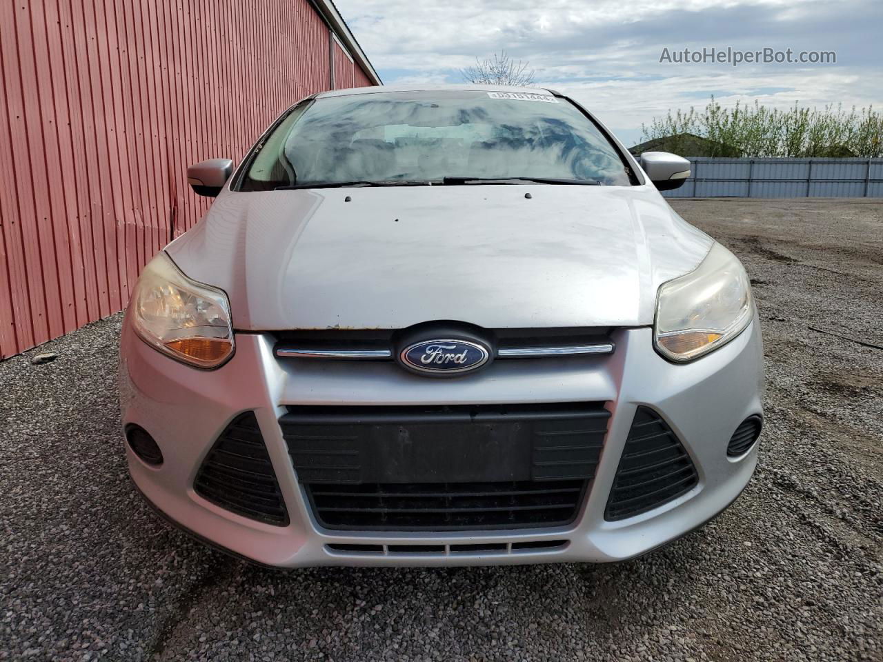 2014 Ford Focus Se Silver vin: 1FADP3F25EL358083