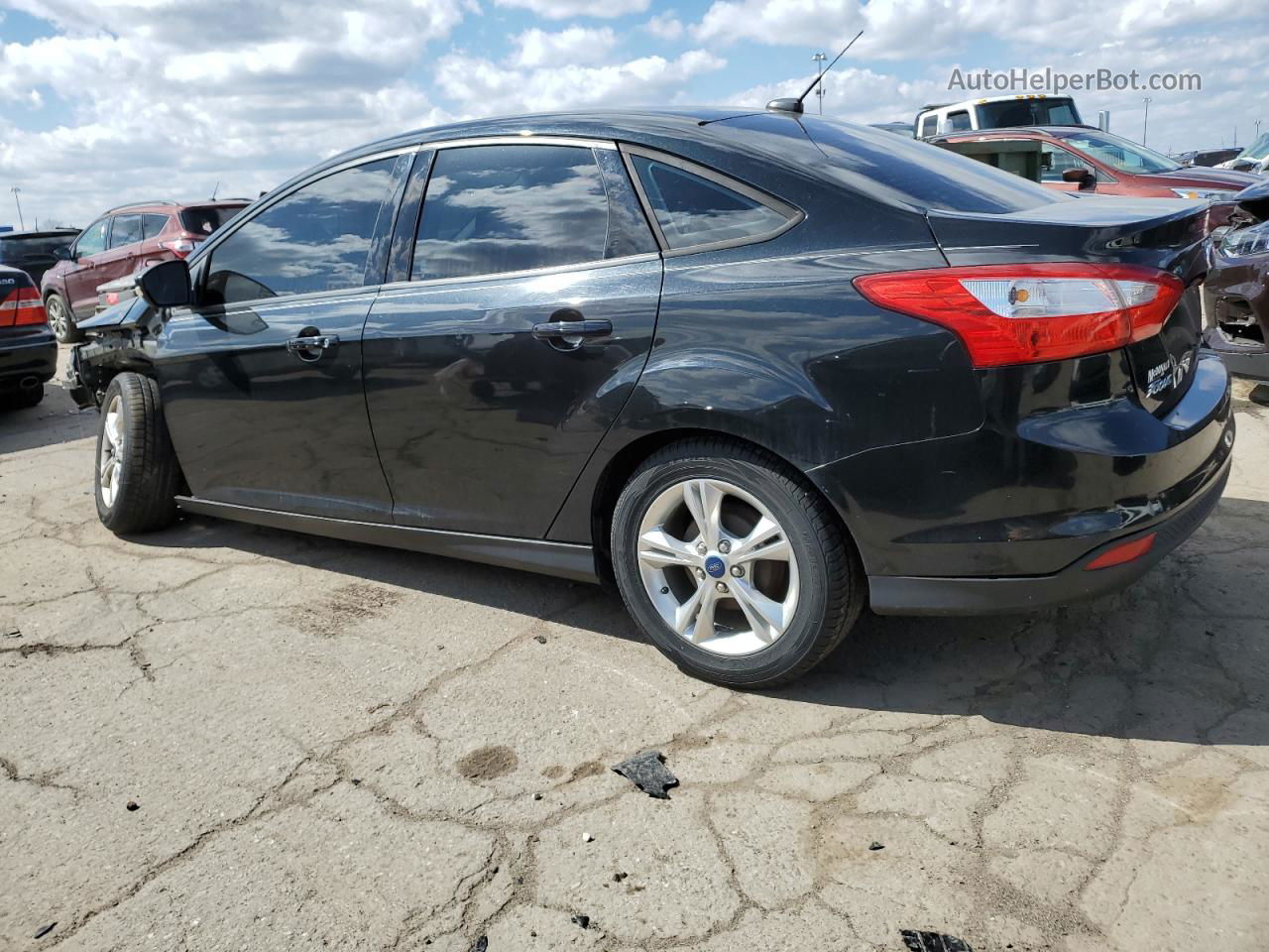 2014 Ford Focus Se Black vin: 1FADP3F25EL389723