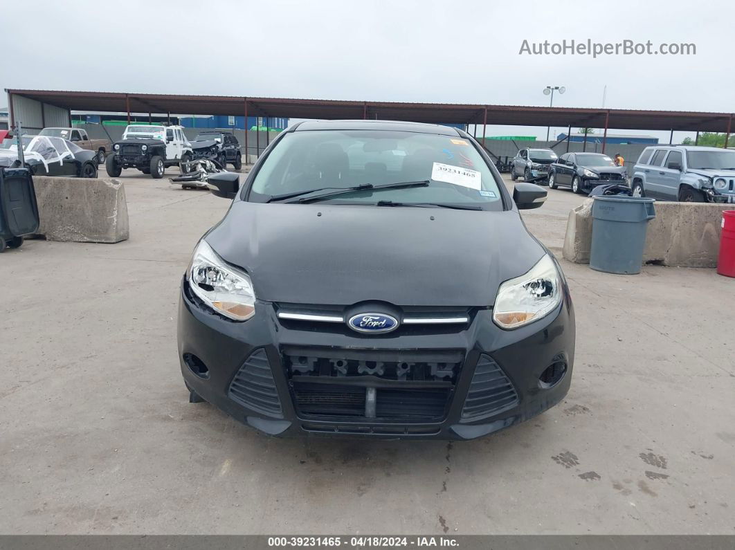 2014 Ford Focus Se Black vin: 1FADP3F25EL424440