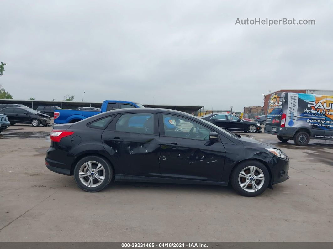 2014 Ford Focus Se Black vin: 1FADP3F25EL424440