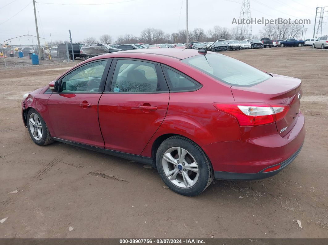 2014 Ford Focus Se Red vin: 1FADP3F25EL441772