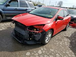 2015 Ford Focus Se Red vin: 1FADP3F25FL379937