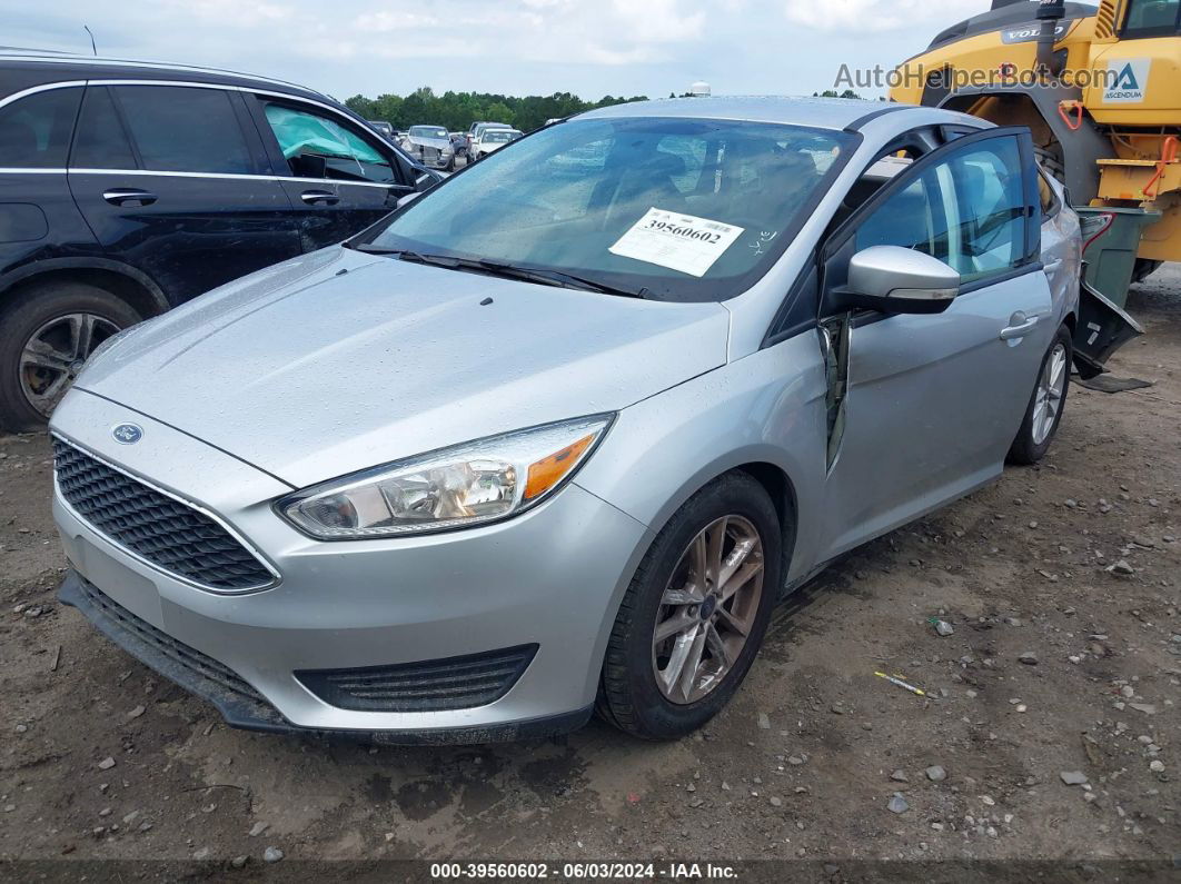 2016 Ford Focus Se Silver vin: 1FADP3F25GL342730