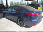 2016 Ford Focus Se Blue vin: 1FADP3F25GL344607