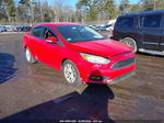 2017 Ford Focus Se Красный vin: 1FADP3F25HL259624