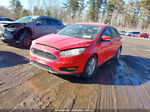 2017 Ford Focus Se Красный vin: 1FADP3F25HL259624