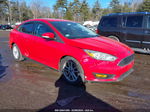 2017 Ford Focus Se Red vin: 1FADP3F25HL259624