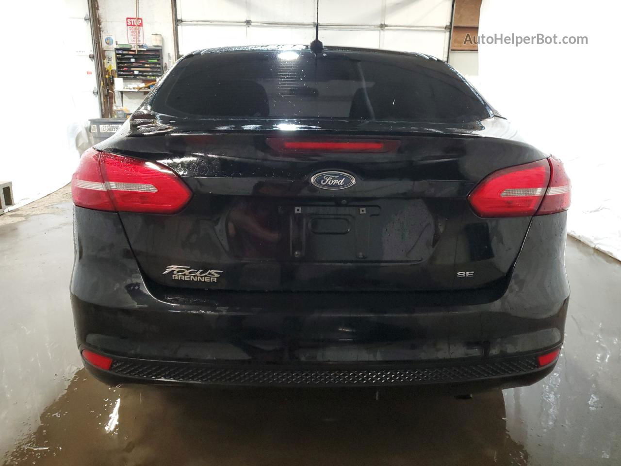 2017 Ford Focus Se Black vin: 1FADP3F25HL259705