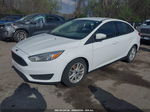 2017 Ford Focus Se White vin: 1FADP3F25HL277038