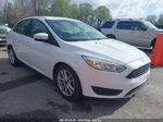 2017 Ford Focus Se White vin: 1FADP3F25HL277038