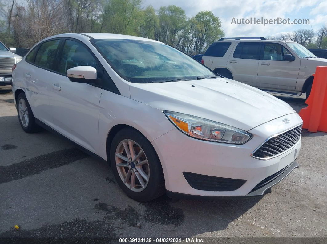 2017 Ford Focus Se White vin: 1FADP3F25HL277038