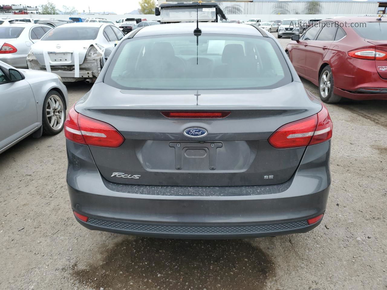 2017 Ford Focus Se Charcoal vin: 1FADP3F25HL315545